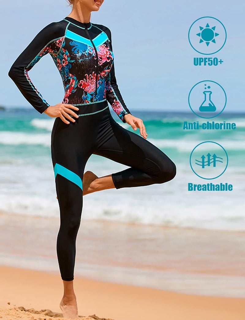 Aivtalk Women's Dive Skins Sun Protection Swimsuit Quick Dry Surfing Diving Suit for Summer 2023 XS-XL - Image 1